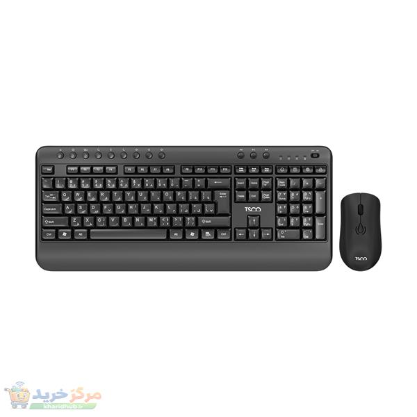 ماوس و کیبورد بی سیم تسکو مدل TKM 7029W