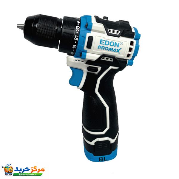 دریل شارژی براشلس سه نظام 10 میلیمتری 18 ولت ادون پرومکس مدل EPM-18V