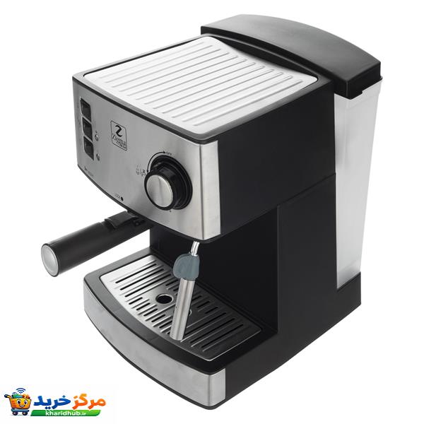 اسپرسو ساز خانگی 1.6 لیتری زیگما مدل RL-222، نیمه اتوماتیک با مصرف پودر قهوه، مناسب تهیه اسپرسو، کافه لاته، موکا و کاپوچینو، دارای یک عدد نازل قهوه، سیستم گرم کردن فنجان