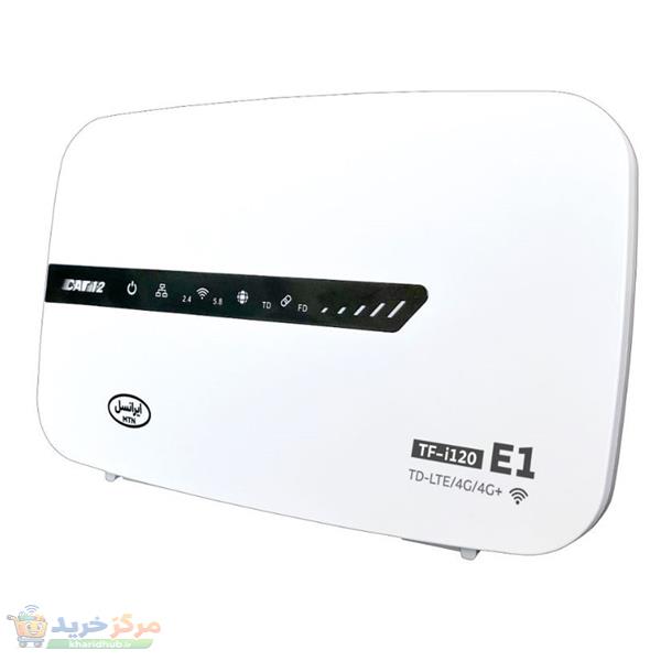 مودم ایرانسل مدل TF i120 4.5G E1 به همراه سیم کارت و 300 گیگابایت اینترنت 3 ماهه