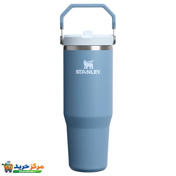 تراول ماگ استنلی مدل Iceflow Flip Straw Tumbler گنجایش 0.89 لیتر