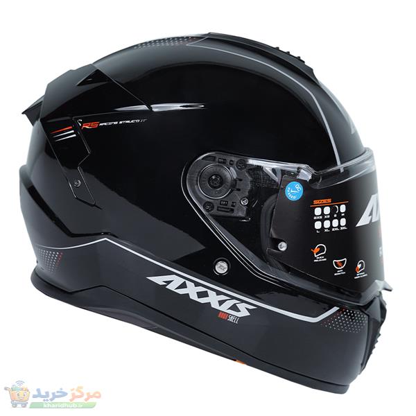 کلاه کاسکت فک متحرک اکسیس مدل Hawk Shell
