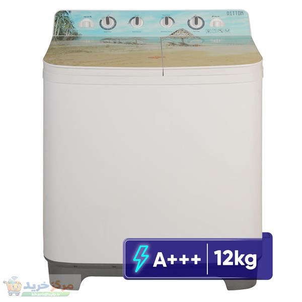 ماشین لباسشویی نیمه اتوماتیک ریتون مدل RWM-1202 TG ظرفیت ۱۲ کیلوگرم