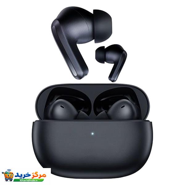 هدفون بلوتوثی شیائومی مدل Redmi Buds 4 Pro با نویز کنسلینگ فعال (ANC)، درگاه شارژ USB Type-C، دارای درایور داینامیک دوگانه، مقاوم در برابر رطوبت و عرق