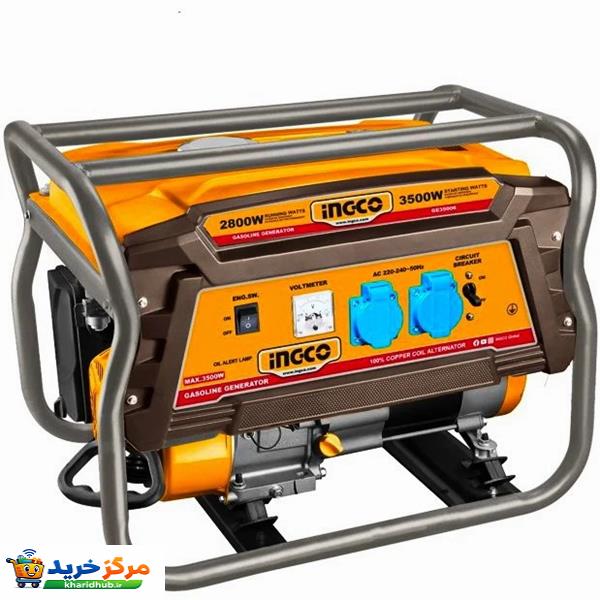 موتور برق بنزینی 5 اسب بخار اینکو مدل GE-35006-3500W-3.5-KW