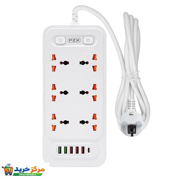 محافظ ولتاژ و شارژر و چندراهی برق پی زد ایکس مدل BKL-22