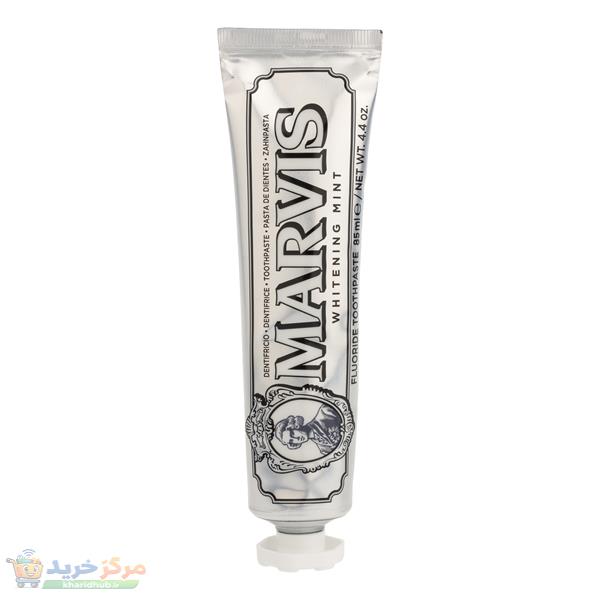خمیر دندان سفید کننده مارویس مدل  WHITENING MINT حجم 85 میلی لیتر