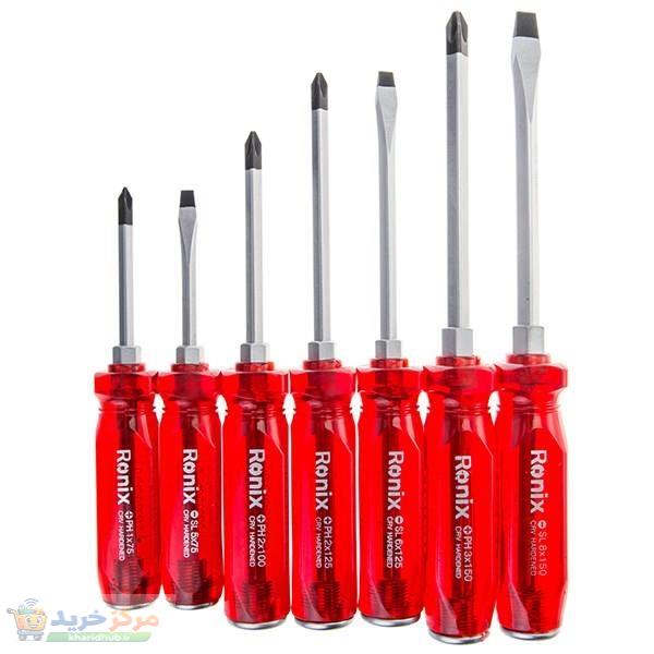مجموعه 7 عددی پیچ گوشتی رونیکس کد RH-2906