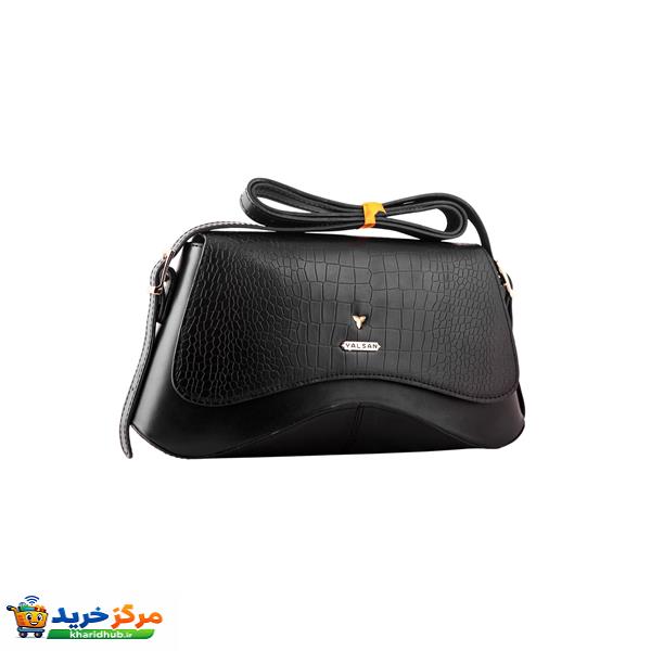 کیف رودوشی زنانه چرم یلسان مدل آیریا کد PRM-124-msk
