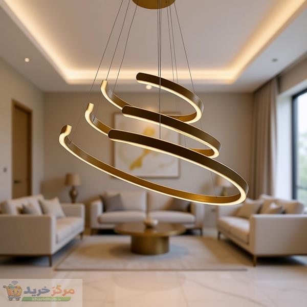 لوستر آویز نورازما رشکان مدل set/nalasbi