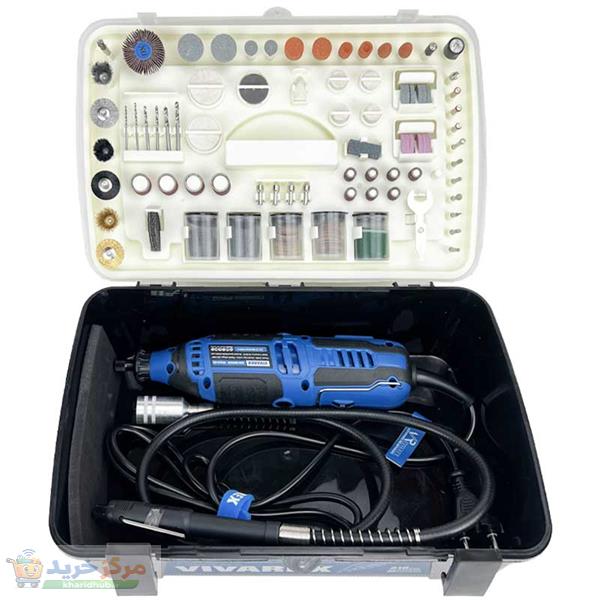 فرز مینیاتوری دیمردار 3.2 میلیمتری 220 وات ویوارکس مدل VR3218-MG مجموعه 218 عددی