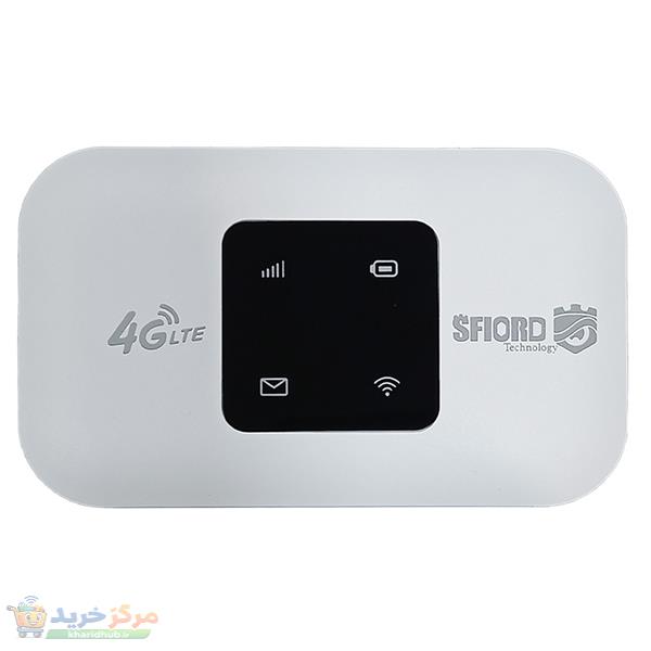 مودم جیبی 4G LTE اسفیورد مدل M720 با باتری 3000 میلی‌آمپر ساعت، پشتیبانی از 4.5G، اتصال همزمان تا 10 کاربر، سرعت دانلود 150 مگابیت بر ثانیه، وای‌فای 802.11b/g/n و قابلیت اتصال USB