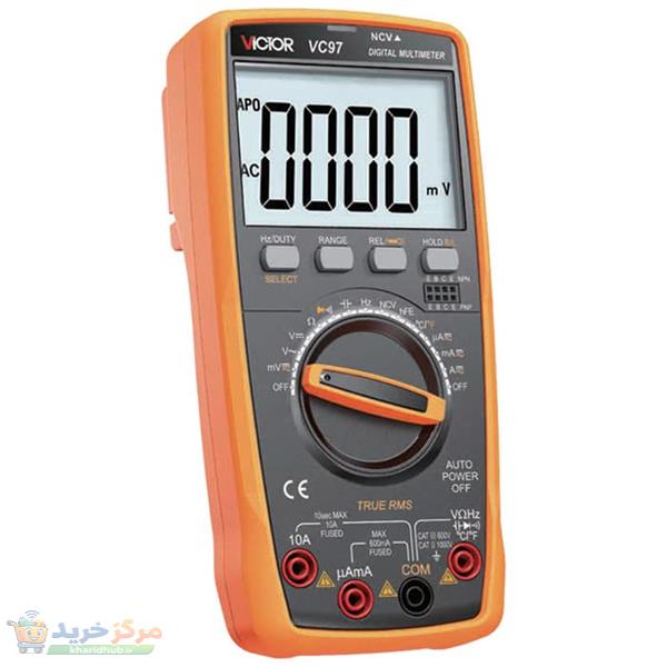 مولتی متر دیجیتال 10 آمپر ویکتور مدل vc97-2024
