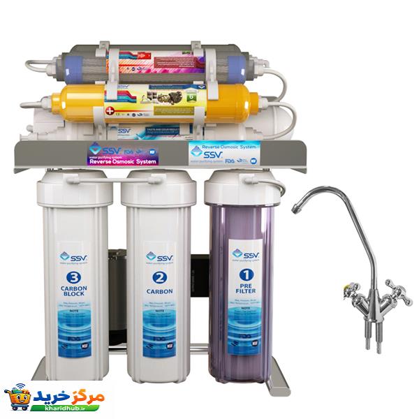 دستگاه تصفیه آب اس اس وی مدل SuperClear 2W X1000 به همراه شیر دستگاه تصفیه آب