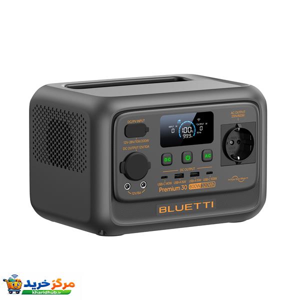 پاور استیشن 600 وات بلوتی مدل Premium 30 V2 ظرفیت 71875 میلی آمپر ساعت