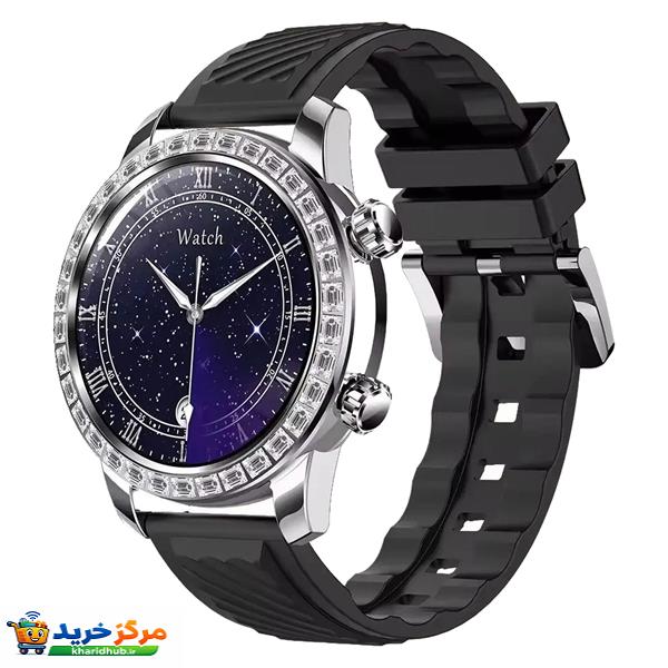 ساعت هوشمند مدل Z89 Pro Max با قابلیت صفحه نمایش رنگی و لمسی، کنترل موسیقی، سنجش اکسیژن خون، مکالمه از طریق بلوتوث، پشتیبانی از زبان فارسی و امکان تغییر تم ساعت و بند سیلیکونی