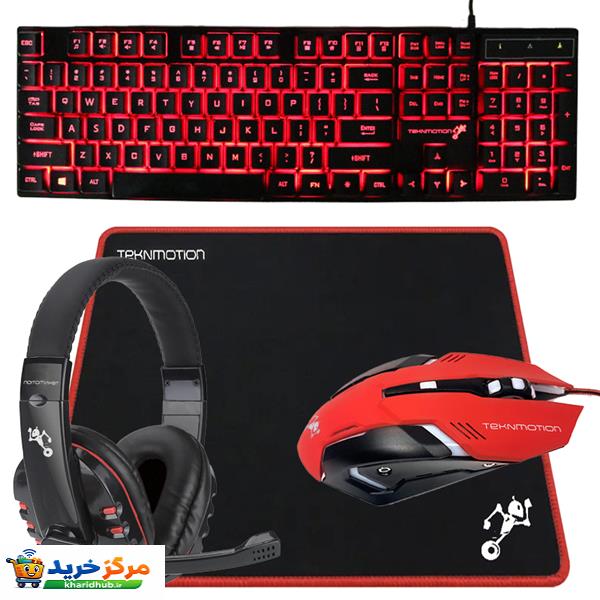 ست گیمینگ تکنو میشن مدل BUNDLE_4_IN_1_BACKLIT