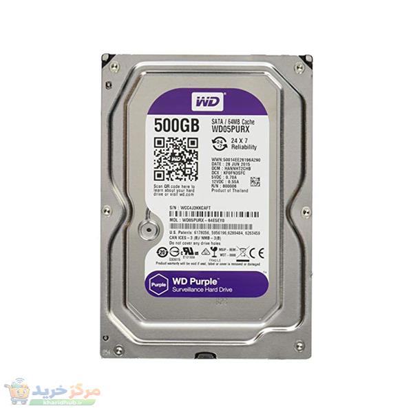 هارد دیسک اینترنال وسترن دیجیتال مدل 1320 ظرفیت ۵۰۰ گیگابایت