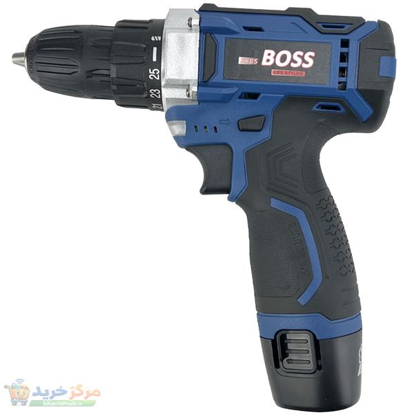 دریل پیچ گوشتی سه نظام 10 میلیمتری 18 ولت باس مدل new Li-ion18v