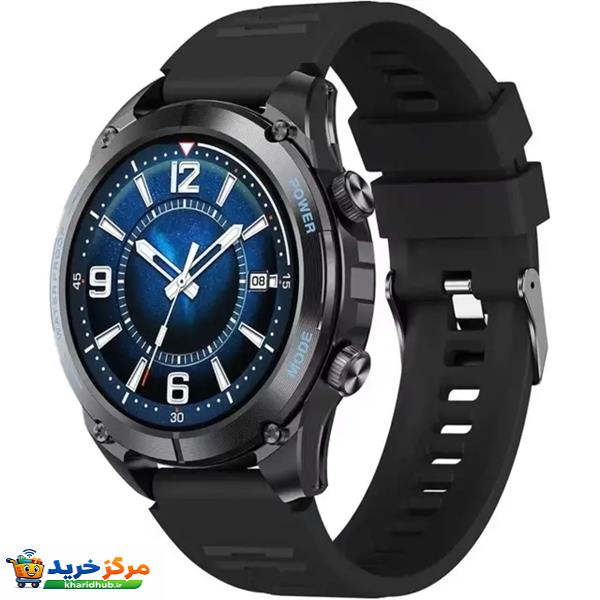ساعت هوشمند 1.43 اینچی پاورولوجی مدل Titan Rugged Sport با بند سیلکونی