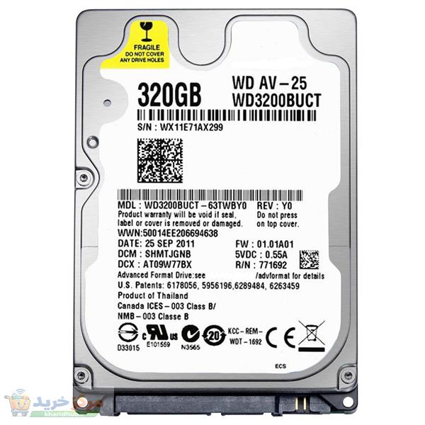 هارد اینترنال مدل WD3200BUCT ظرفیت 320 گیگابایت