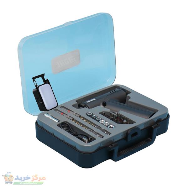 پیچ گوشتی شارژی ام دی اچ ال مدل MD-8728  مجموعه 30 عددی