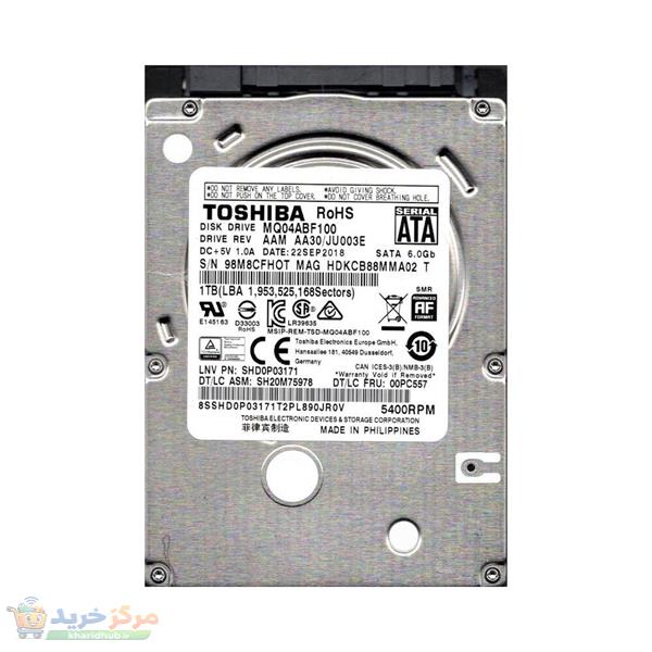 هارددیسک اینترنال توشیبا مدل MQ04abf100 ظرفیت 1 ترابایت