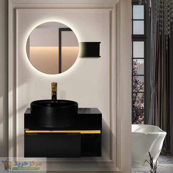 ست کابینت و روشویی آزالیا مدل Milana70BC2