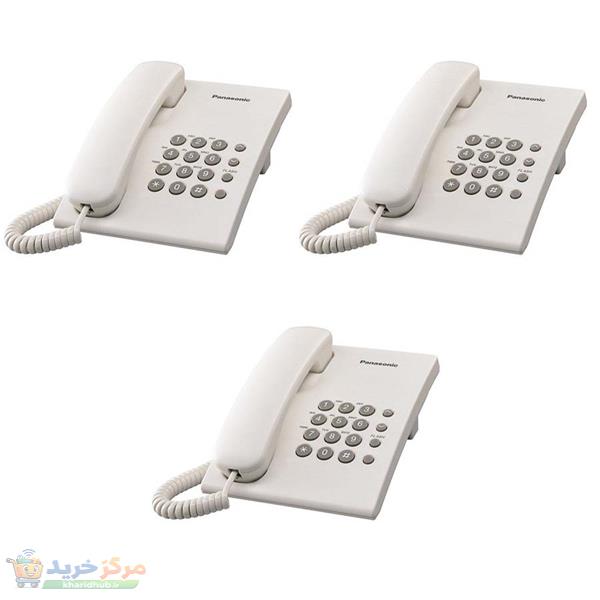 تلفن پاناسونیک مدل KX-TS500MX بسته 3 عددی
