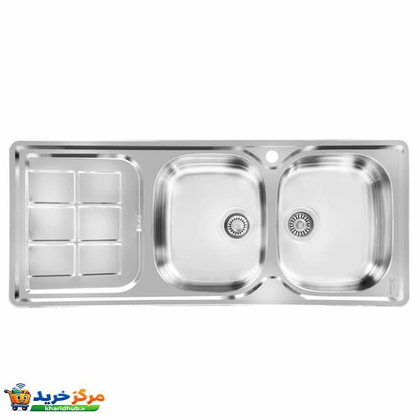 سینک ظرفشویی استیل اخوان مدل 147 توکار