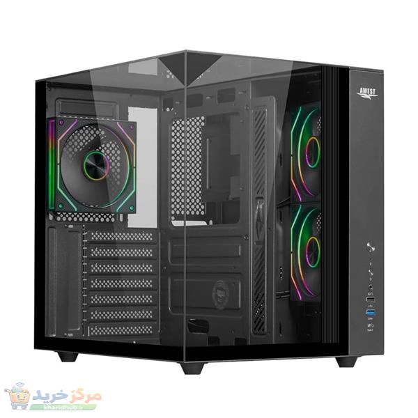 کیس کامپیوتر گیمینگ اوست مدل AQ15 TG B