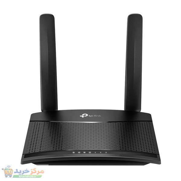 مودم 3G/4G خانگی تی پی-لینک مدل MR100 با قابلیت اتصال سیم‌کارت، پشتیبانی از 32 کاربر همزمان، سرعت دانلود 300 مگابیت و آپلود 150 مگابیت بر ثانیه، فرکانس 2.4 گیگاهرتز، امنیت پیشرفته و کنترل والدین