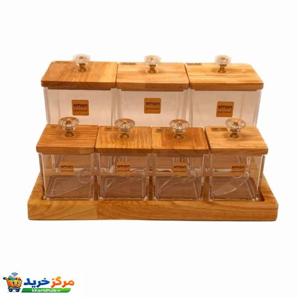 ست جا ادویه 6 پارچه لیمون کد 2203