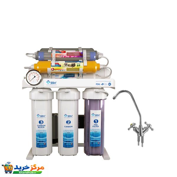 دستگاه تصفیه آب اس اس وی مدل SuperTec 2W X1000 به همراه شیر دوکاره