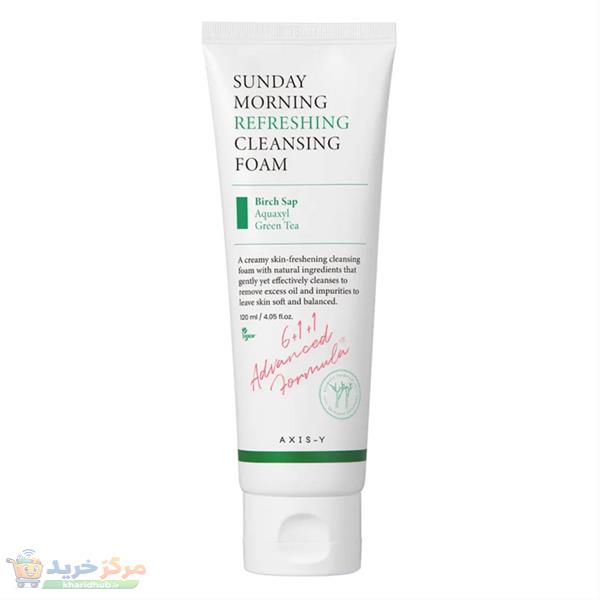 فوم شستشو صورت اکسیس وای مدل Birch_sap حجم 120 میلی لیتر