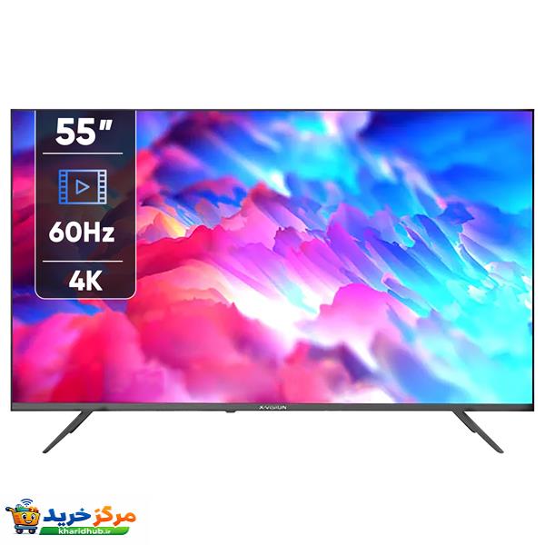 تلویزیون 55 اینچ ال ای دی هوشمند ایکس ویژن مدل 55XYU770