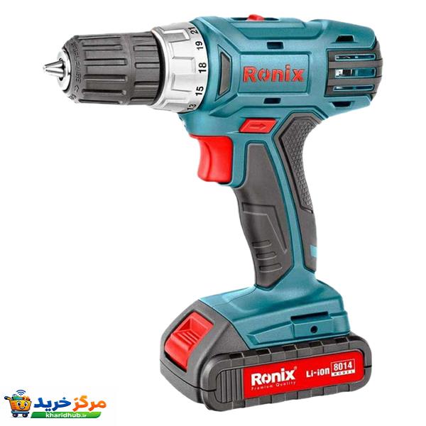 دریل پیچ گوشتی شارژی رونیکس کد 8014