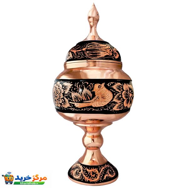 شکلات خوری مسی مدل الماس تراش کد 28