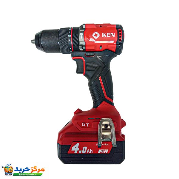 دریل چکشی شارژی براشلس  13 میلی متری 20 ولت کِن مدل BL7220D-40C