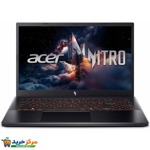 لپ تاپ 15.6 اینچی ایسر مدل Nitro V 15 ANV15-52-99CV-i9 13900H-16GB DDR4 3200MHz-2TB SSD-RTX5050 8GB-FHD 165Hz - کاستوم شده