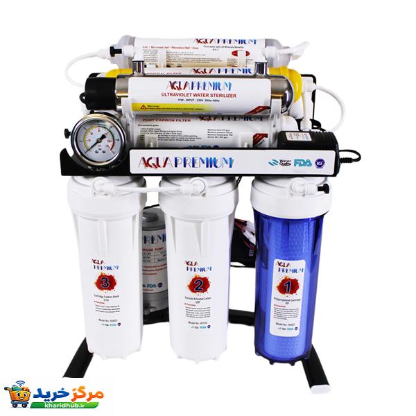 دستگاه تصفیه کننده آب آکواپرمیوم مدل A8ABU11-BK-TP