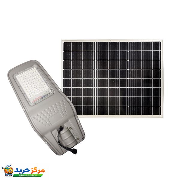 پروژکتور خورشیدی 100 وات مدل 50000mAh به همراه پنل خورشیدی