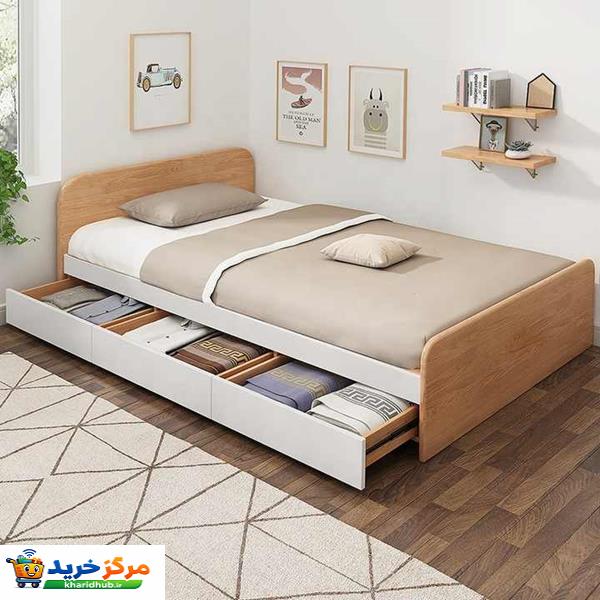 تخت خواب یک نفره مدل توپولوف 8 سایز 120×200 سانتی متر
