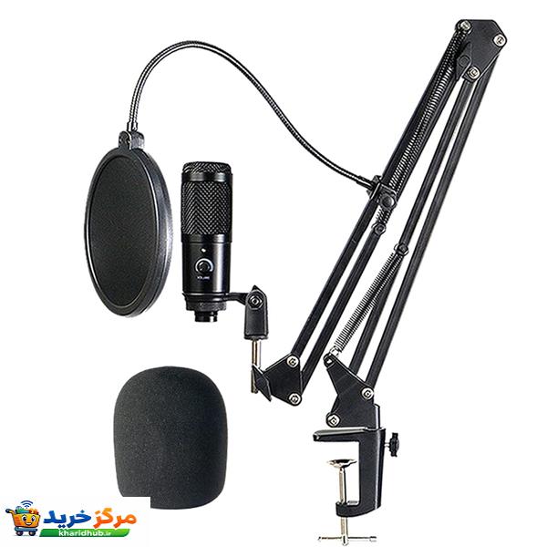 میکروفون استودیویی مدل RK-USB-1 به همراه پاپ فیلتر و پایه