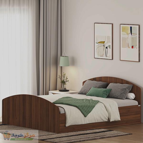 تخت خواب ملامینه دو نفره اعیان مدل FH973 سایز 160x200 سانتی متر