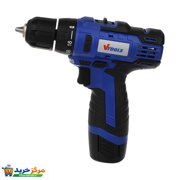 دریل چکشی 12 ولت وی تولز مدل VT1202-BMC