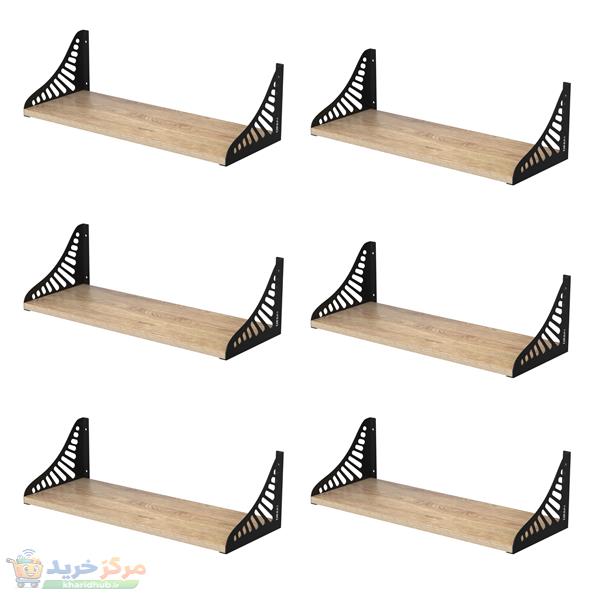 شلف دیواری دینیال مدل ونوس کد DN-04SH-06 مجموعه شش عددی