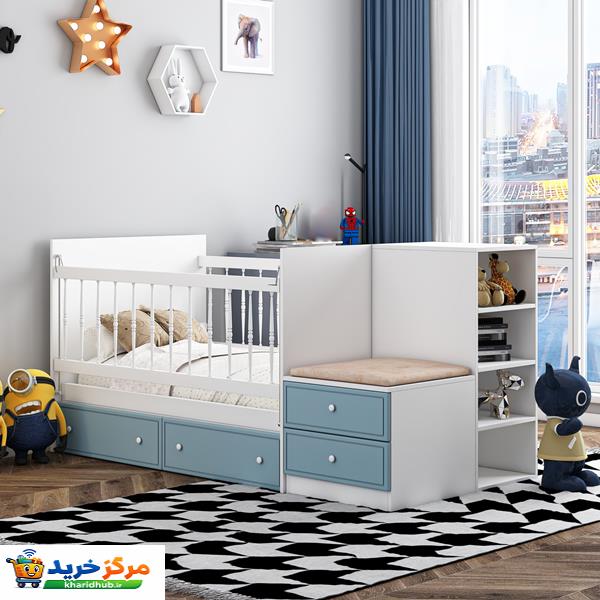 تختخواب کودک اعیان مدل FH827 سایز 130 × 70