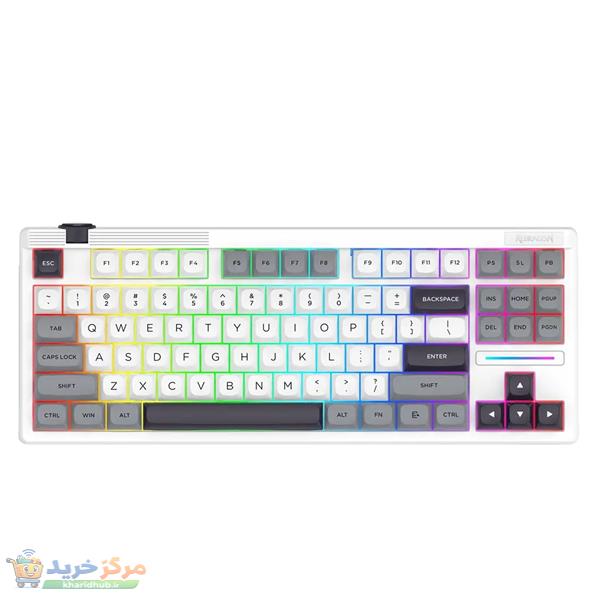 کیبورد مخصوص بازی ردراگون مدل K729 PRO WGB RGB