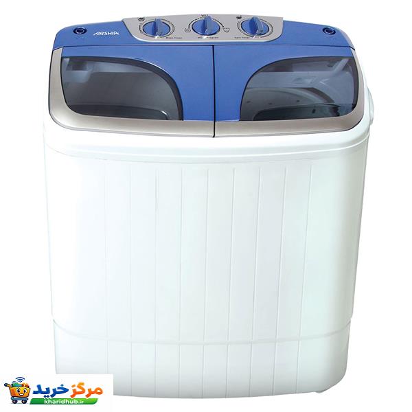 ماشین لباسشویی دو قلو 2.8 کیلوگرم نیمه-اتوماتیک ارشیا مدل MW-5121A